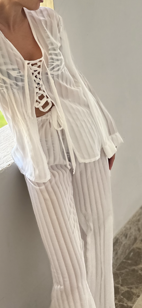 Tulle silk set - Görsel 3