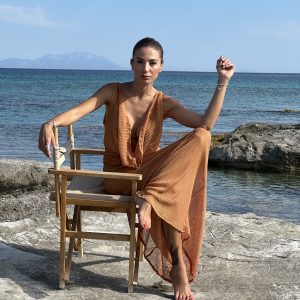 Sunset beach dress