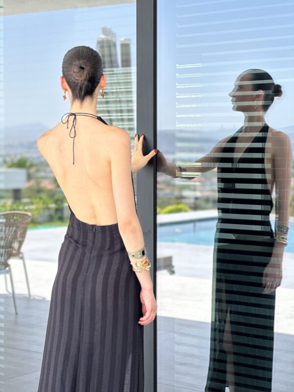 Zoi Black Dress - Görsel 5