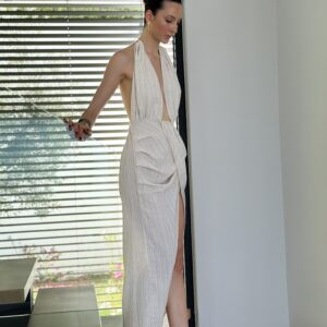 Flat White Dress