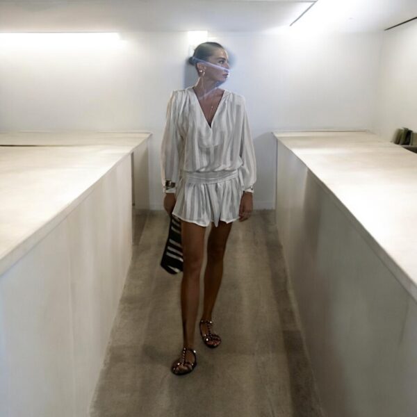 White kali dress - Görsel 2