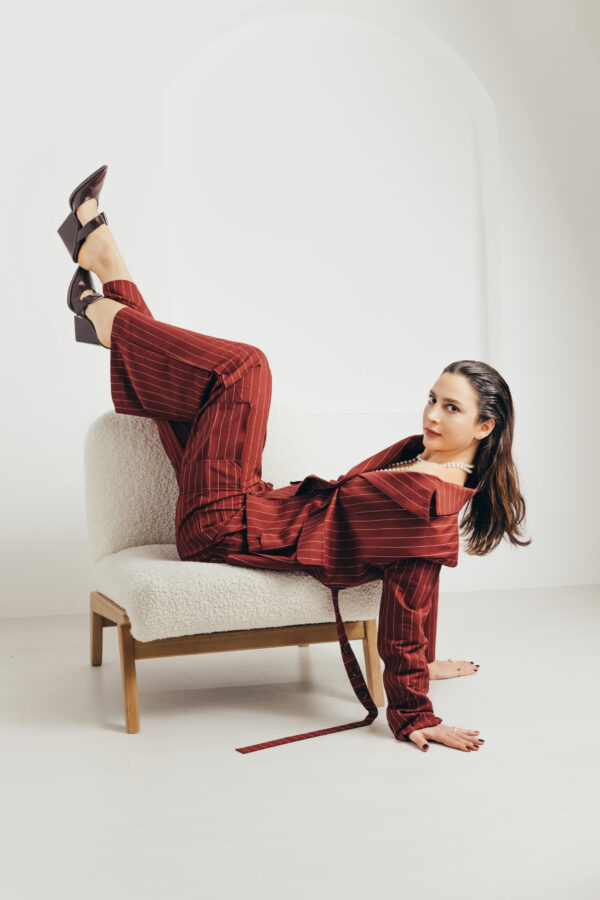 Burgundy Pant - Görsel 2