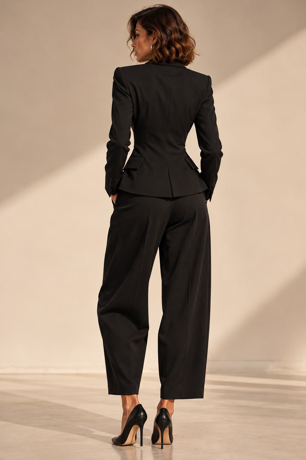 ROJA TROUSERS — BLACK - Görsel 2