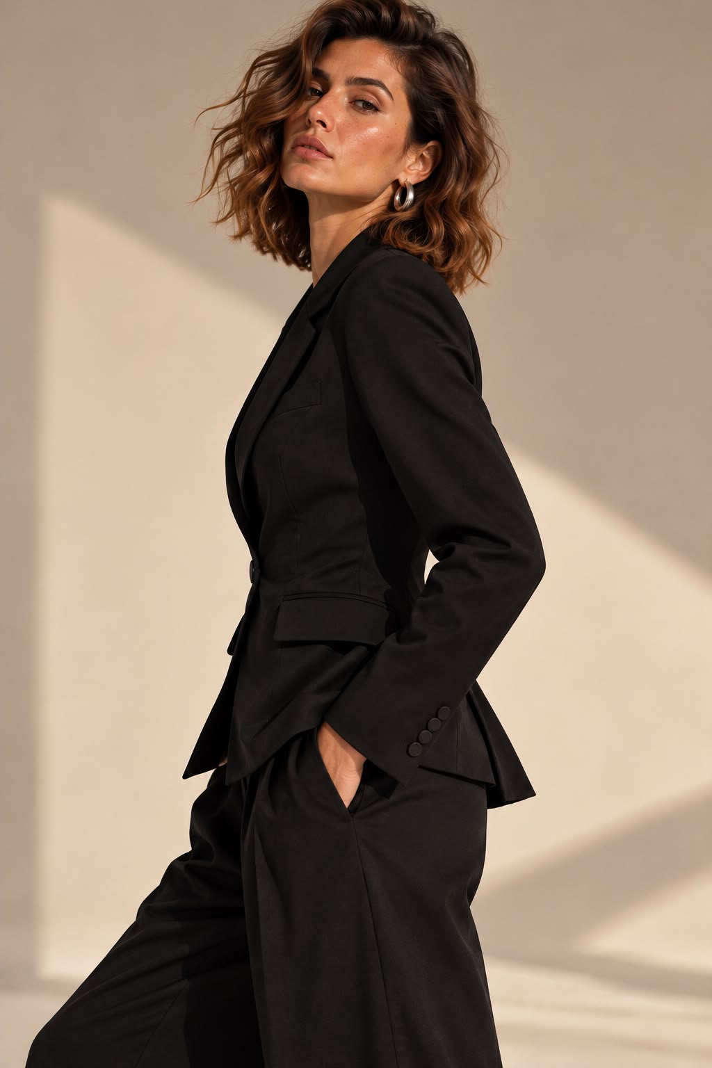 ROJA TROUSERS — BLACK - Görsel 6